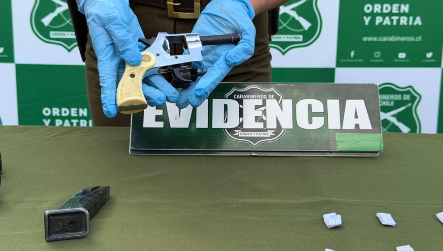 Violento ataque a plena luz del día en Limache: dos detenidos por disparos en la vía pública