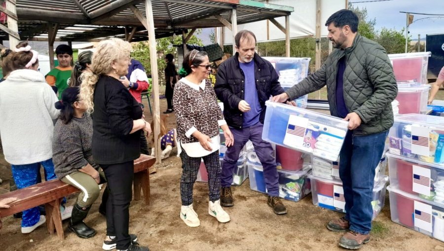 Estados Unidos entrega ayuda humanitaria para familias afectadas por inundaciones en la región de Coquimbo