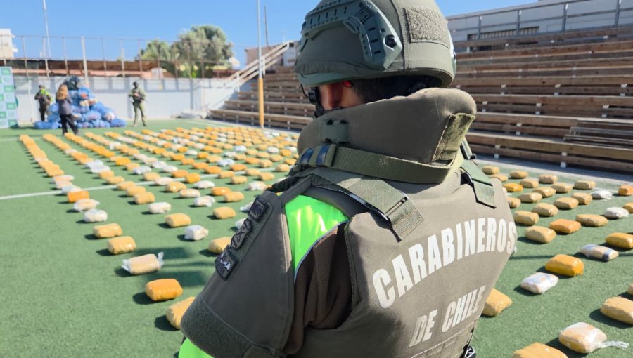 Droga incautada en la región de Antofagasta durante 2026 ya supera el total del año pasado