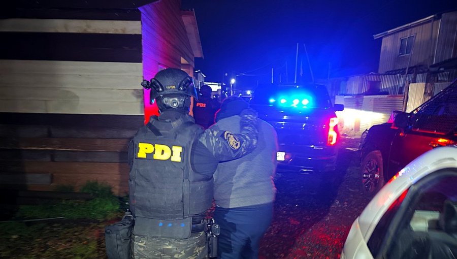 Desbaratan una presunta facción del Tren de Aragua que operaba en la región de La Araucanía: 35 personas fueron detenidas