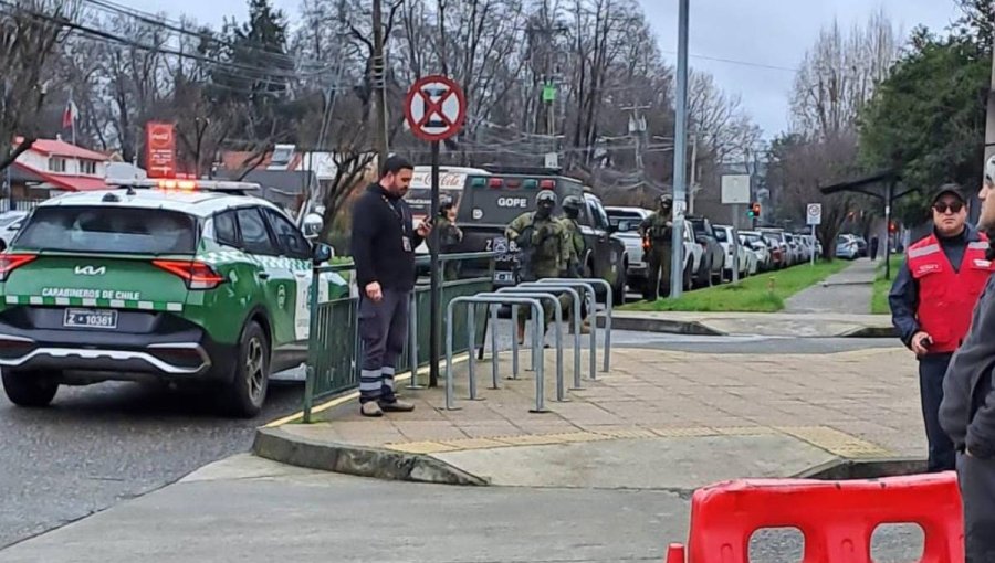 Dos carabineros resultaron heridos a bala en procedimiento por asesinato de cabo Naín en Valdivia