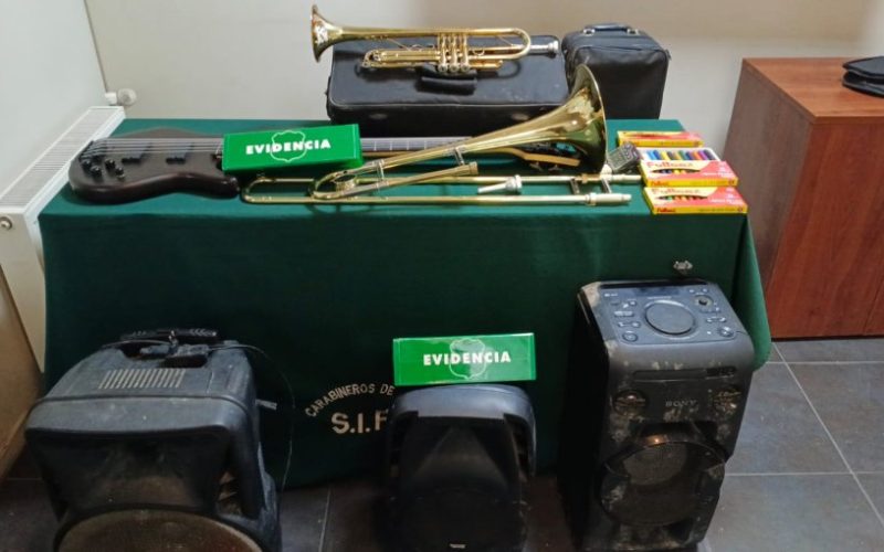 Detienen a segundo sujeto por receptación de especies robadas a colegio en Villa Alemana