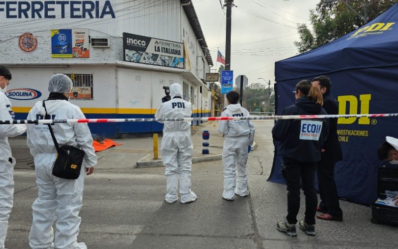Prisión preventiva para imputado por brutal homicidio con 20 disparos en Cerro Navia