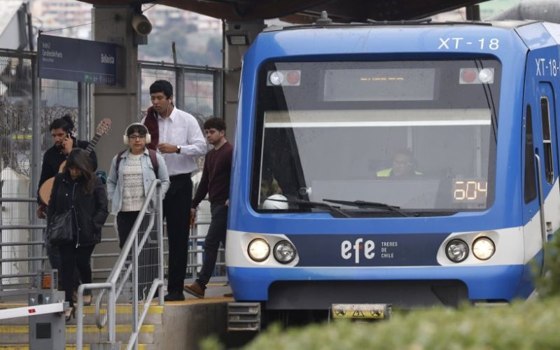 Robo de cables en catenaria obligó a reducir la frecuencia del Tren Limache-Puerto