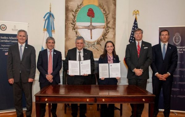 EE. UU. y Argentina activan el Corredor Andes-Atlántico para impulsar infraestructura, energía y minerales críticos