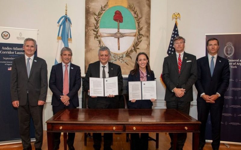 EE. UU. y Argentina activan el Corredor Andes-Atlántico para impulsar infraestructura, energía y minerales críticos