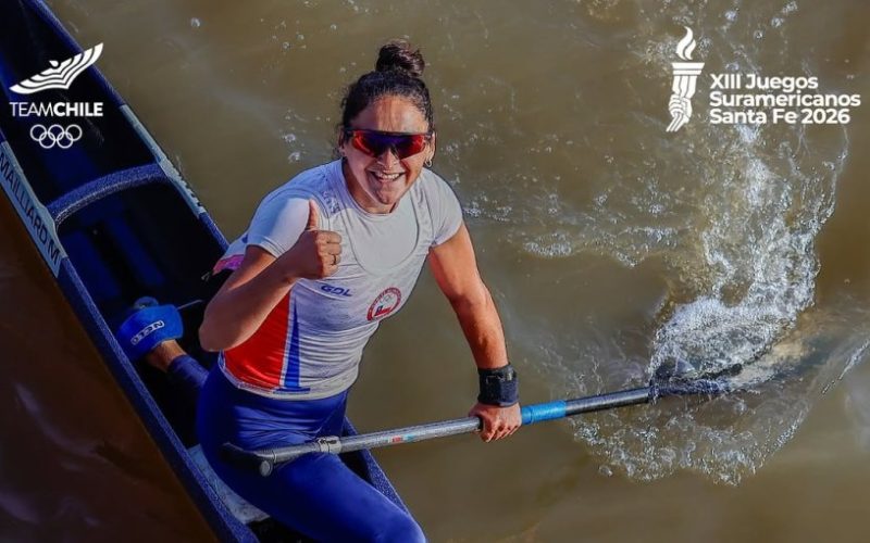 María José Mailliard entrega el oro N° 40 al Team Chile en el canotaje y hace historia en los Juegos Suramericanos 2026