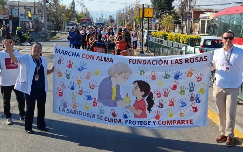 Casablanca y Quillota se movilizaron en emotiva "Marcha con Alma 2026" por los derechos de las personas mayores
