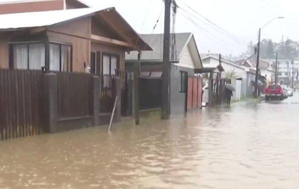 372 viviendas con daño menor por sistema frontal entre las regiones de O’Higgins y Los Lagos