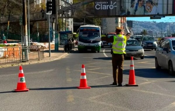 Nuevo corte del tránsito afectará a Avenida España en dirección a Viña del Mar