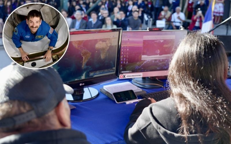 Estudiantes de Villa Alemana logran comunicación en vivo con astronauta de la NASA desde la Estación Espacial
