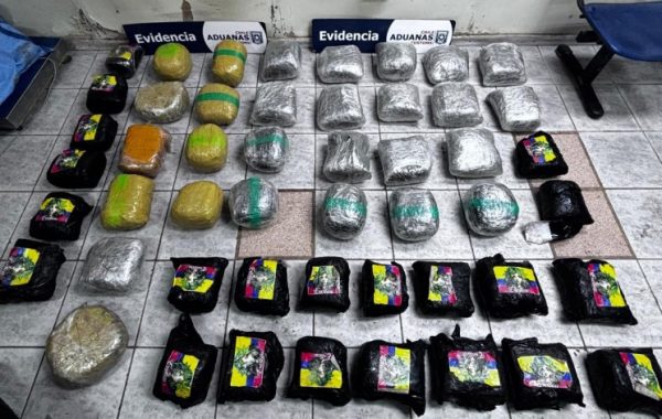 Aduanas decomisa 266 kilos de marihuana en dos operativos en la Avanzada El Loa