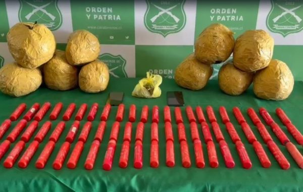 Detienen a banda dedicada a la distribución y venta de drogas en Iquique y Alto Hospicio: más de 133 kilos de droga incautados