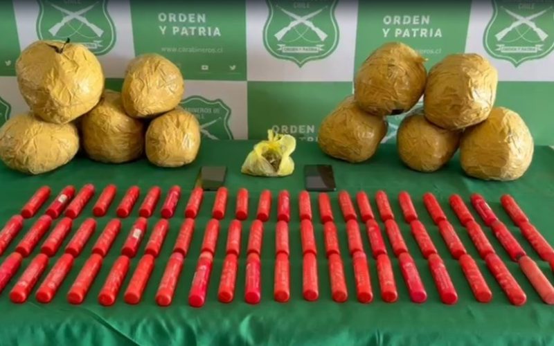 Detienen a banda dedicada a la distribución y venta de drogas en Iquique y Alto Hospicio: más de 133 kilos de droga incautados