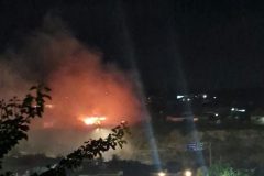 Incendio consume completamente una vivienda de material ligero en el sector Calicheros de Quilpué