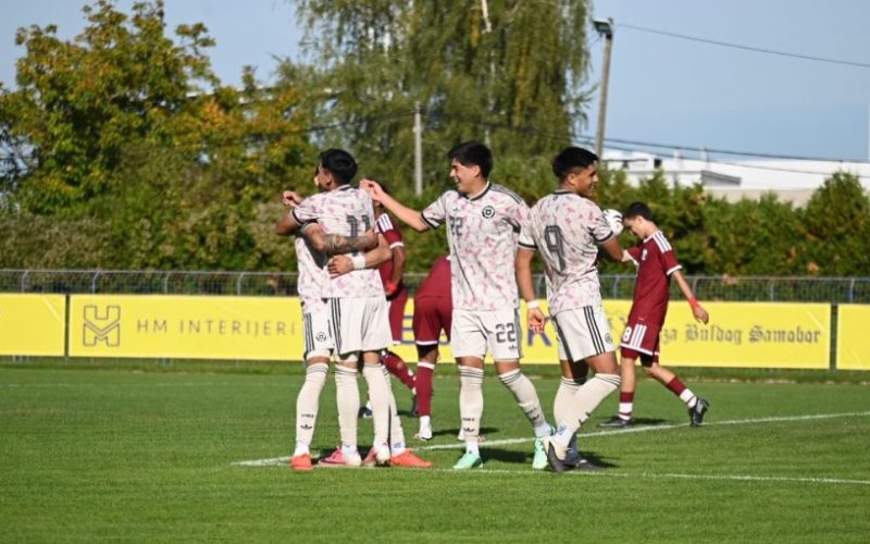 La Roja sub-17 goleó a Qatar en su tercer partido de la gira de amistosos de preparación para el Mundial