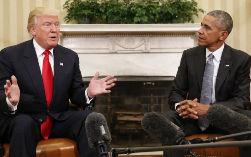 Donald Trump tilda de "estúpido" a Barack Obama tras burlas por las remodelaciones de la Casa Blanca