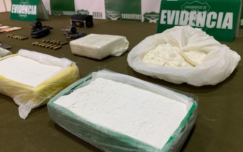 Decomisan más de 3 kilos de cocaína avaluados en $62 millones y detienen a dos sujetos en Coyhaique